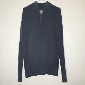 BKE athletic fit navy long sleeve size-L